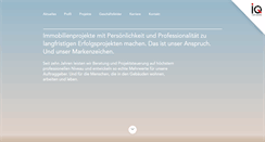 Desktop Screenshot of iq-realestate.de