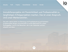Tablet Screenshot of iq-realestate.de